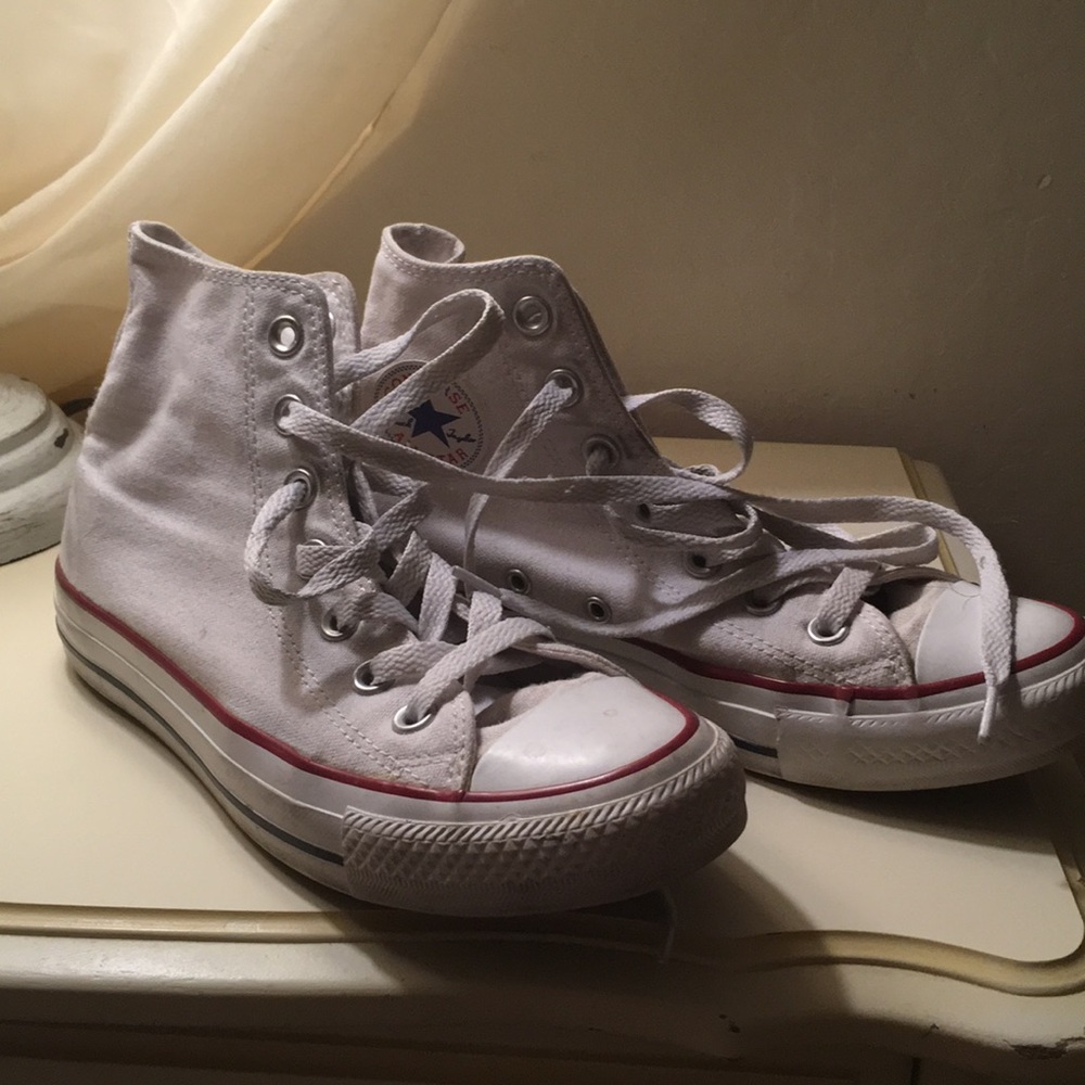 White High Top Converse